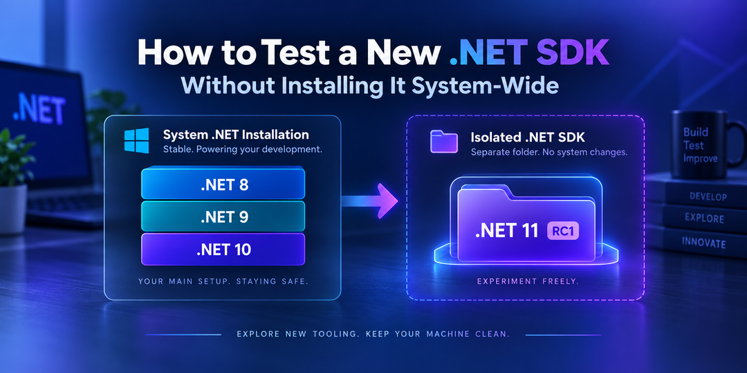 How to Test a New .NET SDK Without Installing It System-Wide