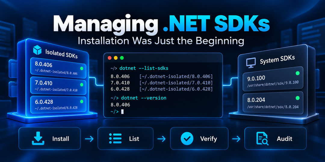 Managing .NET SDKs: Installation Was Just the Beginning
