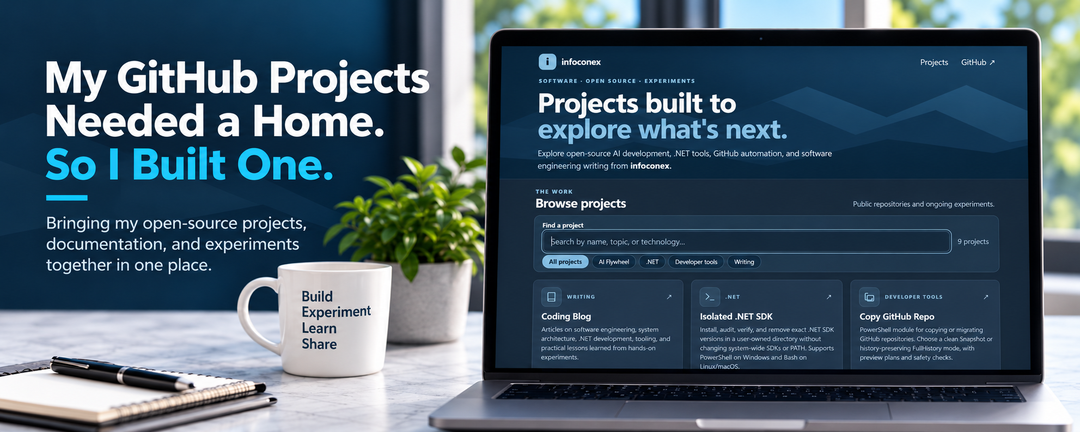 My GitHub Projects Needed a Home. So I Built One.
